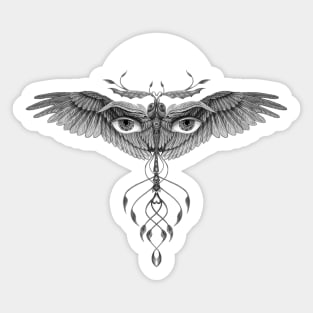 Dragonfly Tattoo Celtic art Sticker